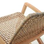 Sessel Yering Akazie massiv / Schiffsseil - Beige