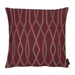 Housse de coussin Villa Tissu - Bordeaux