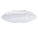 LED-plafondlamp Nunya plexiglas/staal - 1 lichtbron