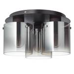 Plafondlamp Beth spiegelglas/aluminium - 3 lichtbronnen