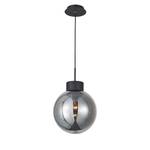 Hanglamp Astro I melkglas/ijzer; aluminium - 1 lichtbron - Grijs