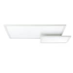 LED-plafondlamp Bility II plexiglas/aluminium - 1 lichtbron - Wit