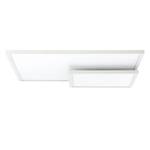 LED-plafondlamp Bility II plexiglas/aluminium - 1 lichtbron - Wit