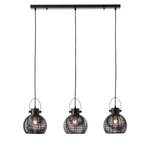 Suspension Sambo I Fer / Aluminium - Noir - Nb d'ampoules : 3