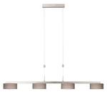 LED-hanglamp Banda textielmix/aluminium - 4 lichtbronnen