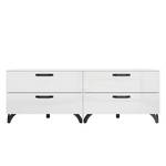 Commode Shuffle I Industry Industrial - 160 cm - Blanc brillant