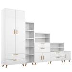 Kastcombinatie Shuffle V Scandi Scandi - 320 cm - Hoogglans wit