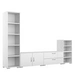 Ensemble meubles TV Shuffle Basic Modern - 240 cm - Blanc brillant