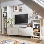 Ensemble meubles TV Shuffle Skandi Skandi - 240 cm - Blanc brillant