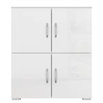 Buffet Shuffle III Basic Modern - 80 cm - Blanc brillant