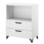 Commode Shuffle II Industry Industrial - 80 cm - Blanc brillant