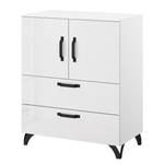 Buffet Shuffle IV Industry Industrial - 80 cm - Blanc brillant