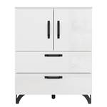 Buffet Shuffle IV Industry Industrial - 80 cm - Blanc brillant