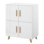 Kast Shuffle III Scandi Scandi - 80 cm - Hoogglans wit