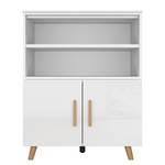 Buffet Shuffle III Skandi Skandi - 80 cm - Blanc brillant