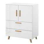 Buffet Shuffle IV Skandi Skandi - 80 cm - Blanc brillant