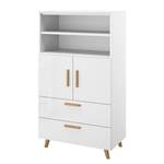 Buffet haut Shuffle I Skandi Skandi - 80 cm - Blanc brillant