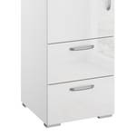 Commode haute Shuffle V Basic Modern - 40 cm - Blanc brillant