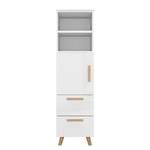 Commode haute Shuffle V Skandi Skandi - 40 cm - Blanc brillant