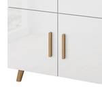 Buffet haut Shuffle II Skandi Skandi - 80 cm - Blanc brillant