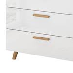 Hoge kast Shuffle III Scandi Scandi - 80 cm - Hoogglans wit