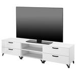 Meuble TV Shuffle III Industry Industrial - 240 cm - Blanc brillant