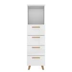 Commode haute Shuffle IV Skandi Skandi - 40 cm - Blanc brillant