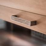 Highboard Mendes I balken-eikenhouten look/antracietkleurig