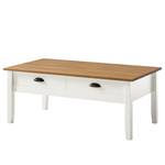 Table basse Rivery Pin massif - Blanc