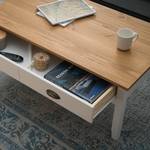 Table basse Rivery Pin massif - Blanc