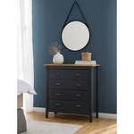 Commode Rivery II Pin massif - Anthracite