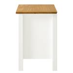 Table de chevet Rivery Pin massif - Blanc