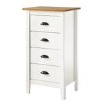 Commode Rivery I Pin massif - Blanc