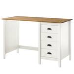 Bureau Rivery massief grenenhout - Wit