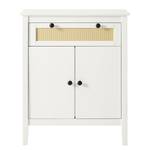 Commode Belleria III Pin massif - Blanc