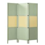 Paravent Belleria II Pin massif - Vert olive clair