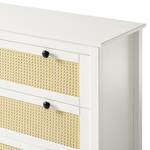 Commode Belleria I Pin massif - Blanc