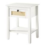 Table de chevet Belleria Pin massif - Blanc