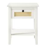 Table de chevet Belleria Pin massif - Blanc