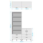 Kastcombinatie Shuffle II Industry industrial - 160 cm - Alpinewit