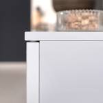 Commode haute Shuffle I Basic Moderne - 40 cm - Blanc alpin