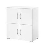 Buffet Shuffle III Basic Moderne - 80 cm - Blanc alpin