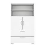 Buffet haut Shuffle I Basic Moderne - 80 cm - Blanc alpin