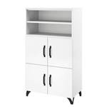 Buffet haut Shuffle II Industry Industriel - 80 cm - Blanc alpin