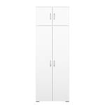 Drehtürenschrank Shuffle IV 80 cm - Alpinweiß