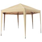 Pavillon Aruba Stahl / Webstoff - Beige