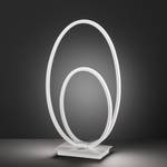 Lampe Nia Acrylique / Aluminium - 1 ampoule - Blanc