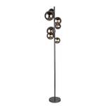 Lampadaire Villa Polycarbonate / Fer - 7 ampoules