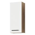 Meuble haut Quickset 380 I Blanc brillant / Imitation chêne Sanremo Terra - Largeur : 30 cm