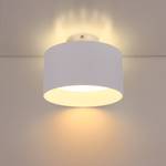LED-plafondlamp Jenny polyester PVC/aluminium - 2 lichtbronnen - Wit - Diameter: 10 cm